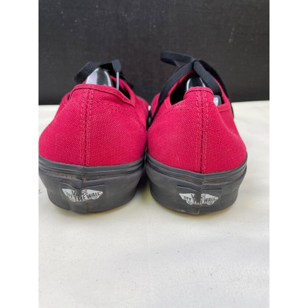 Vans Unisex Jester Red Black Sole Skater Shoes Size M-10.5 W-12 SKU 6194 - Picture 5 of 8